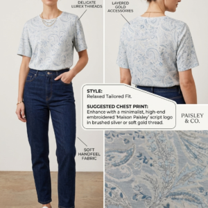 zf tee paisly skyblue
