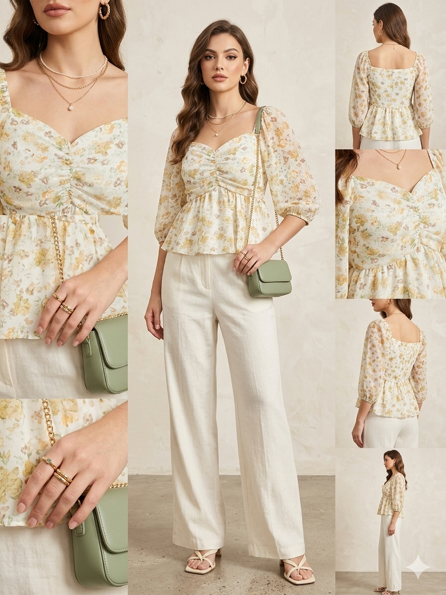 zf top crop boolm ylw multi zf top crop boolm ylw multi