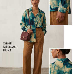 zf shirt abstrct green