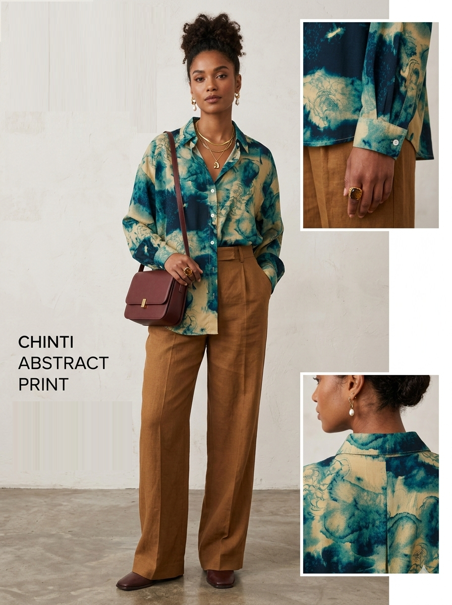 zf shirt abstrct green zf shirt abstrct green