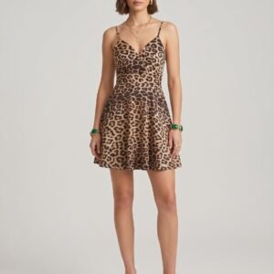 leopard mini dress 1